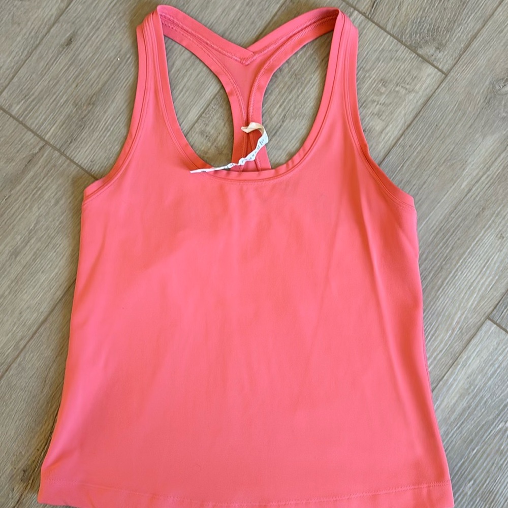Lululemon Coral Racerback Tank Top